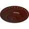Ekena Millwork Lyon Ceiling Medallion (Fits Canopies up to 3 5/8"), 23 1/2"OD x 3 1/4"P, Brushed Mahogany CM23LYBMF - alternate 2